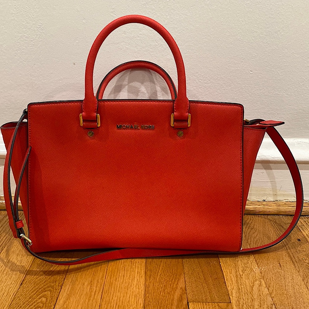 Michael Kors Selma Handbag Mandarin